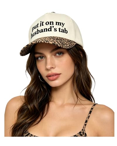 Put It On My Husbands Tab Funny Trucker Hats Women Vintage Adjustable Baseball Cap Embroidery Fashion Trucker Hat