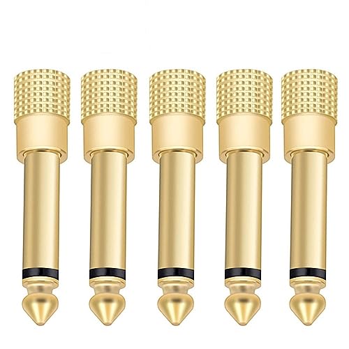 Adaptateur Jack 6.35 mâle à 3.5mm femelle pour brancher votre casque sur un ampli de guitare