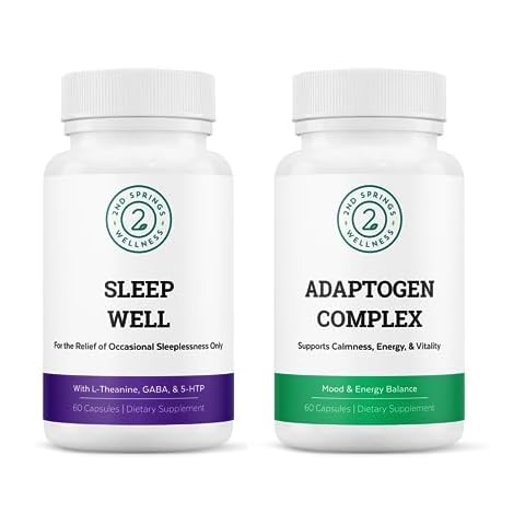 2nd Springs Sleep Well & Adaptogen Complex Bundle - Calming Mind and Stress Relief for a Well-Rested and Balanced Life Cover