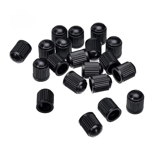 20 Und. Tapones de válvula para neumáticos negros miniatura 1