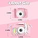 Goopow Kids Camera Toys for 3-8 Year Old Girls Boys,Children Digital Video Camcorder Camera with Cartoon Soft Cover, Best Chritmas Birthday Festival Gift for Kids - 32G SD Card Included