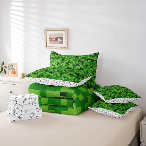 Cama en una con juego de ropa de cama de 7 piezas para transformar dormitorios juveniles oscuros 5