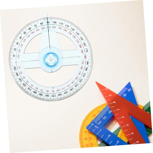 Juego 6 Reglas Transportadoras Plásticas con Aguja Giratoria miniatura 5