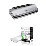 CASO VC 10 Vakuumierer (1340) inkl. CASO Profi-Folienbeutel 20x30cm (1219)