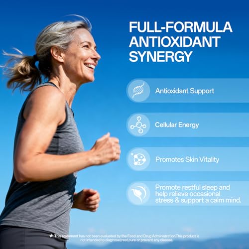 EYANK 9-in-1 Mediterranean Metabolic Health Olive Leaf Extract Supplement(25% Hydroxytyrosol), USA Made, Antioxidant Supplement for Immune Sleep & Mood Support- 60 Capsules — view 5