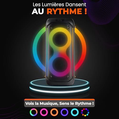 Enceinte Bluetooth PA Pyle 160 W pour chanter ensemble à la maison