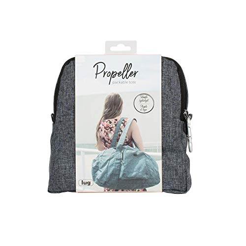 Lug Propeller Packable Duffel Bag, Heather Gray, One Size