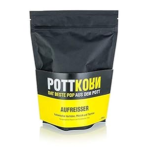 Pottkorn – Aufreisser, Popcorn mit Hartkäse, Pfirsich & Thymian, 80g (150 GR)