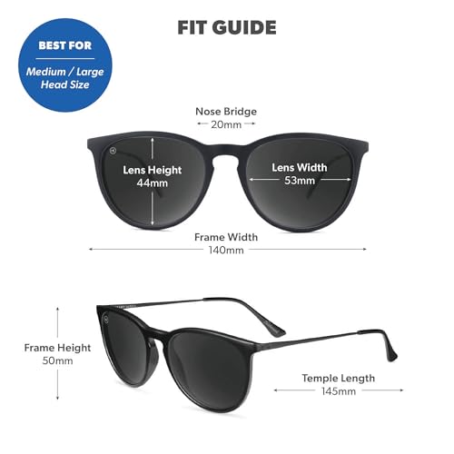 Image of Knockaround Round Trendy Polarized Sunglasses for Women - UV Protection