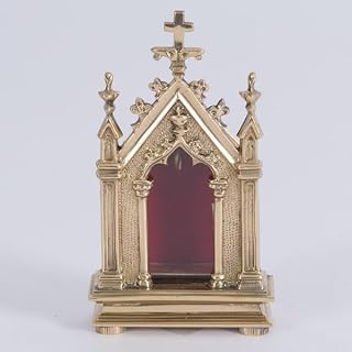 Small Gothic Church Reliquary Relic Shrine with Hook to Hang Your Relic (CCG-7)