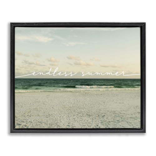 Endless Summer Beach Coast Waves, 25 x 31 Inch Canvas in Floater Frame