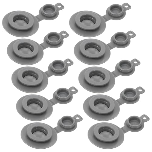 LOLIPPYY 10 Unidades Válvulas de Aire Tpu para Bolsas de Almacenamiento al Vacío, Tapas de Válvula sin Fugas, Diámetro Interno 17mm, Diámetro Medio 28.5mm, Accesorios para