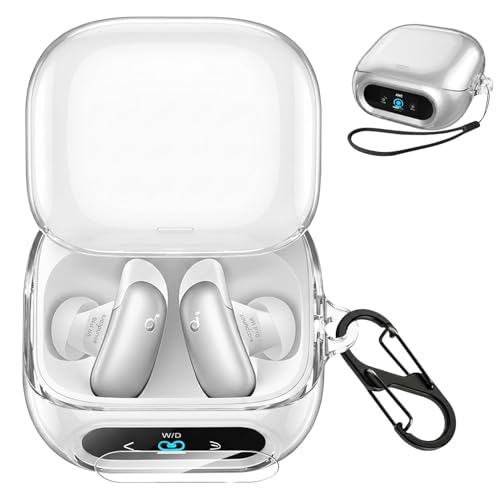 �yJIAYJP�z �P�[�Xfor �Ή� Anker Soundcore Liberty 5 Pro �p �P�[�X �J�o�[�Ή� �C���z���S�ʕی�J�o�[ ���� TPU�J�o�[ �[�d�P�[�X�J�o�[ �����h�~ �L�Y�h�~ �ϏՌ� �S�ʕی� �[�d�֗� Anker Soundc