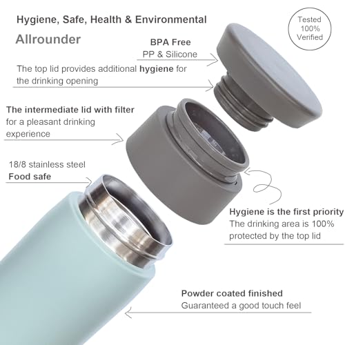 Thermal Flask for Hot Drink 350ml Coffee Cup Travel Mug, Insulated Travel Coffee Mug - Image 2