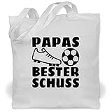 Das mit Fußballschuhe und Fußball verzierte Motiv eignet sich optimal zum Vatertag und ist ein Muss für alle Babys