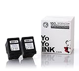 YoYoInk Remanufactured Ink Cartridge Replacement for HP 61 XL 61XL (2 Black) for HP Deskjet 2540 Envy 4500 OfficeJet 4500 4630