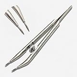 1 Piece Dental Jacket Grip Forceps Crown Spreader Remover Crown Telescope Tweezer Jaw Dental Diamond Pin Plier