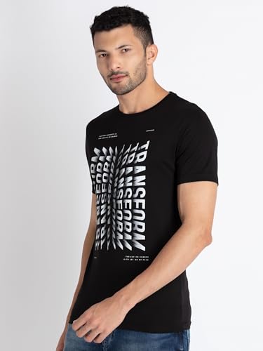 Image of Status Quo Mens Printed Round Neck T-Shirt Black