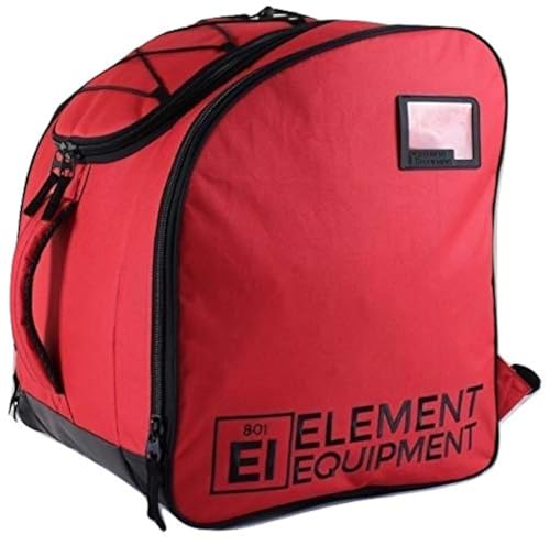 Element Equipment Boot Bag Deluxe Snowboard Ski Backpack Red