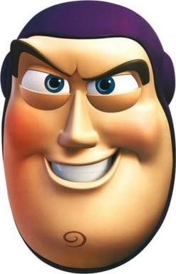 Star Cutouts Printed Card Mask of Buzz Lightyear