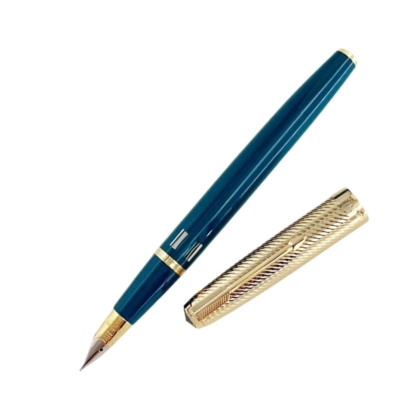 Stylo-plume doré PURYN double pierre bleue fournitures de bureau