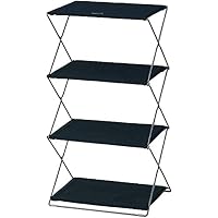 Amazon｜東谷(Azumaya-kk) オープンシェルフ ブラック 高さ59cm