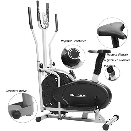 ISE 2-in-1 Cyclette Ellittica Crosstrainer con