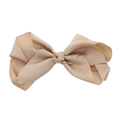 5.5 Inch Grosgrain Hair Bow Clip For Women And Girls