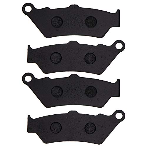 Image of NICHE Brake Pad for Harley-Davidson 41300169 Semi-Metallic 2 Pack | Harley-Davidson /BMW, Fits 2016-2019 Street 500 XG500; 1996-1997 F650ST; 2018 K1600 Bagger; 1998-2000 F650; 1999-2012 F650GS