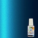 retouche peinture voiture CARSKY Stylo retouche peinture carrosserie compatible avec Peugeot BLEU BYZANCE MET EGT et vernis brillant (flacon pinceau 20ml)