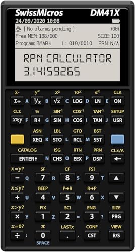 SwissMicros DM41X RPN Scientific Calculator – Advanced Programmable HP-41CX Upgrade for Engineers, Professionals, and Enthusiasts