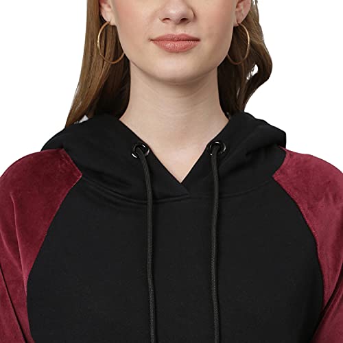 Image of Campus Sutra Women's Cotton Crew Neck Sweatshirt