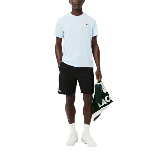Image of Lacoste Men's Lightweight Colour-Block Stripe Tennis Shorts
