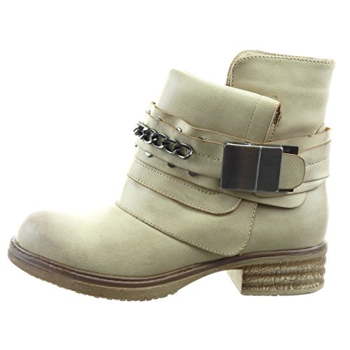 Sopily - Scarpe da Moda Stivaletti - Scarponcini