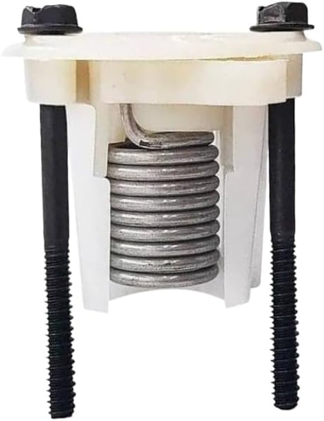 RV Toilet Spring Cartridge with White End Cap and Bolt, Compatible with Traveler and Vacuflush Models Including 385236096