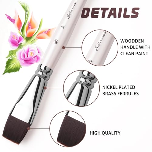 Set de Pinceles para Pintura de Cara Golden Maple 11 Piezas para Acrílico Artístico miniatura 4