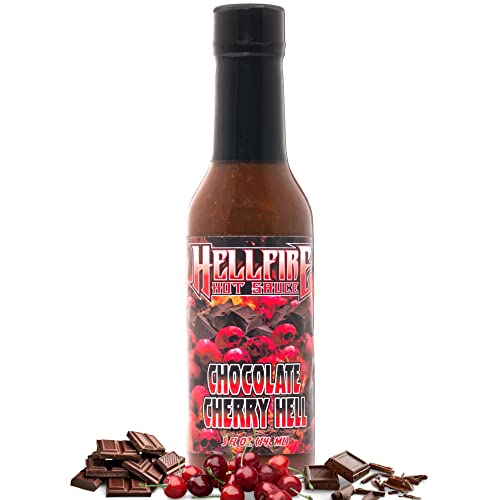 Hellfire Hot Sauce Chocolate Cherry Hell - Gourmet Dessert Hot Sauce With Fruit And Chocolate, 5 Oz. #TOP17