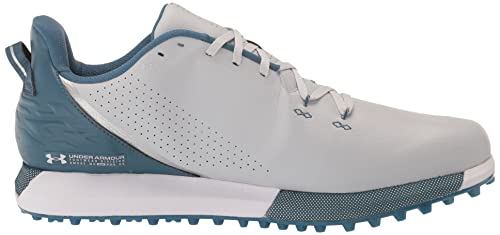 Under Armour Men's Hovr Drive Spikeless Golf Shoe, (102) Halo Gray/Static Blue/Metallic Silver, 12 #TOP5