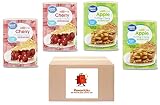 No Sugar Added Pie Filling Topping Variety Includes Cherry (2 Cans) and Apple (2 Cans) Gluten Free P