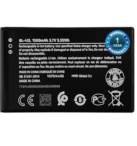 Image of Original BL-4XL Battery for Nokia 6300 Battery with 1 Year Warranty** (SEPAI14)