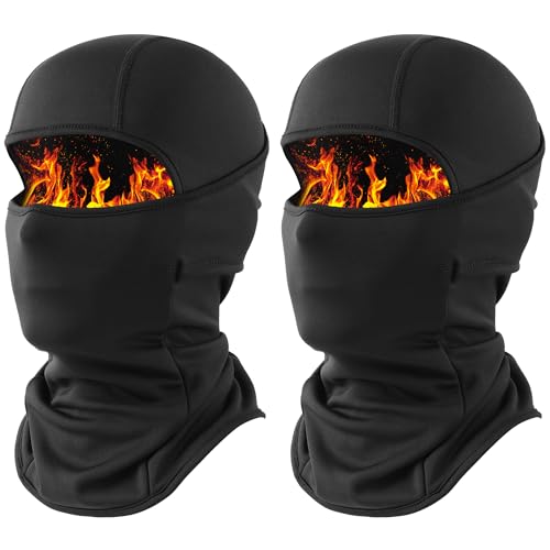 Image of WTACTFUL 1-2 Pack Ski Mask Balaclava, Windproof Warmer Thermal Winter Men