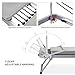 ZENOVA Pilates Reformer Foldable Pilates Machine & Equipment for Home Workout Cardio Fitness Rebounder Up to 300 lbs Weight Capacity (Gray)