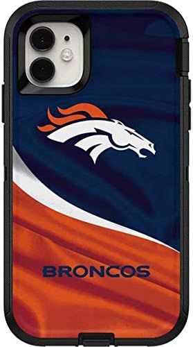 Skinit Decal Skin Compatible with OtterBox Defender iPhone 11 Case - Officially Licensed NFL Denver Broncos Design