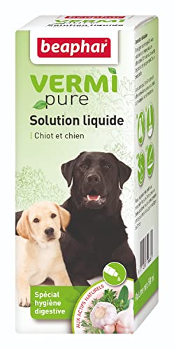 Beaphar VERMIpure Gotas Naturales para Combatir Parasitos Intestinales, Mejora la Digestión, Ayuda...