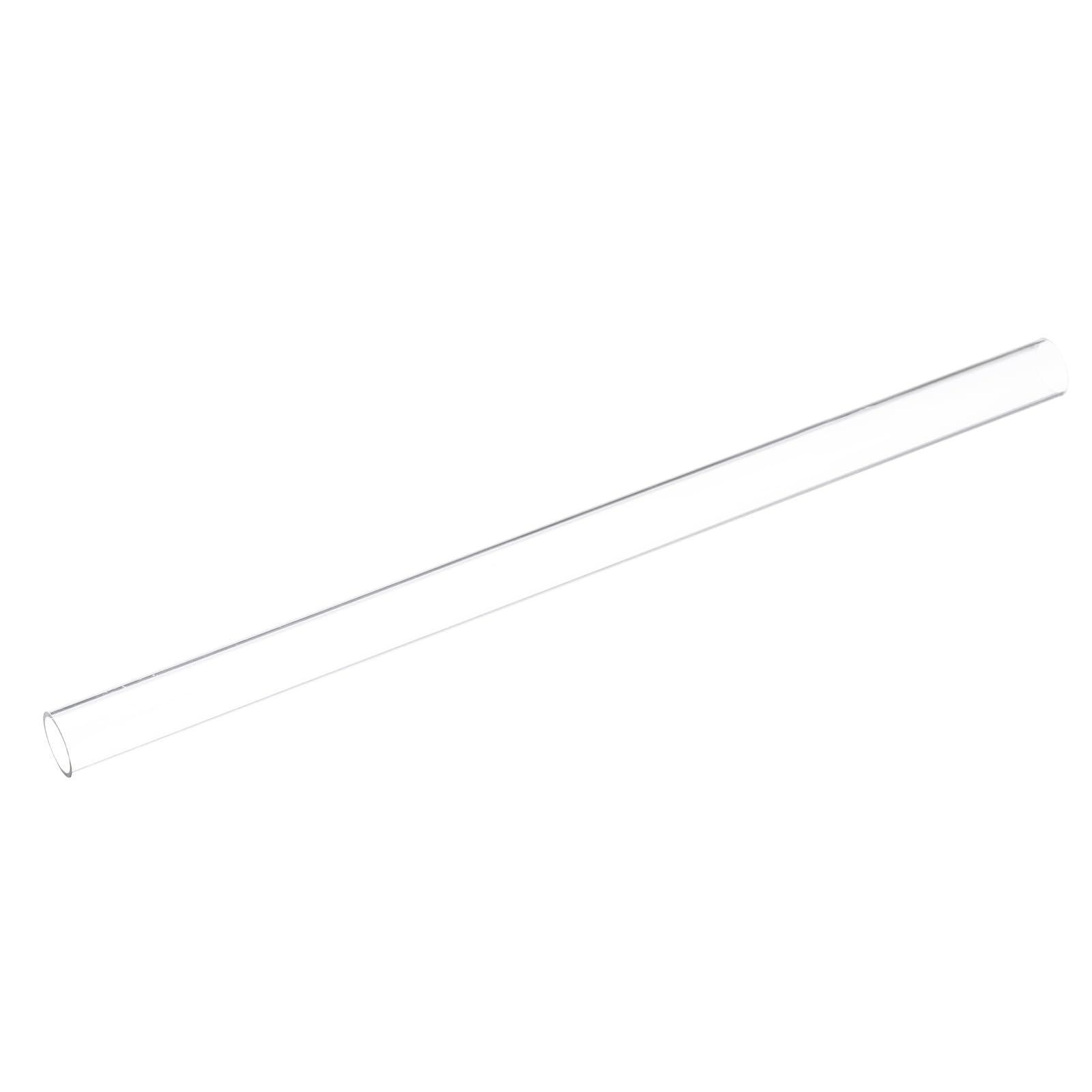 uxcell Polycarbonate Rigid Round Clear Tubing 0.6 Inch(15mm) ID x 0.7 Inch(18mm) OD x 1Ft(305mm) Length Plastic Tube