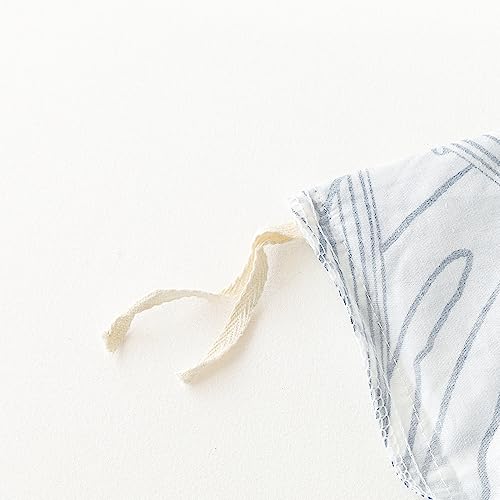 SUSYBAO Tropical Botanical Duvet Cover Queen 100% Cotton 3 Pcs Set 1 Coastal Blue White Plant Duvet Cover with Zipper Ties 2 Pillowcases Hawaiian Monstera Leaves Print Bedding Set Soft Breathable - Image 5