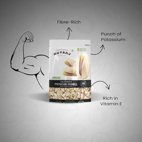 Nutraj California Salted Pista 250gm | Dry Fruit | Pistachios