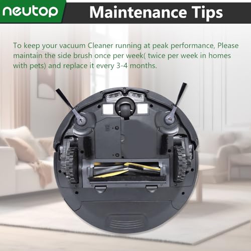 neutop Replacement Side Brushes Compatible with All Shark IQ and AI Series Robot Vacuum Models, 10-Pack. - Thumbnail 6