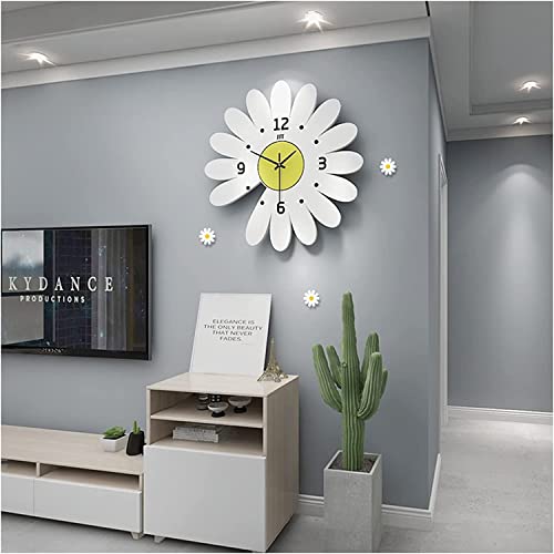 Horloge murale silencieuse sans tic-tac grande décoration murale salon