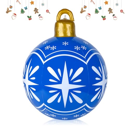 60CM Aufblasbare Weihnachtskugeln, Riesen-Weihnachtskugel,...